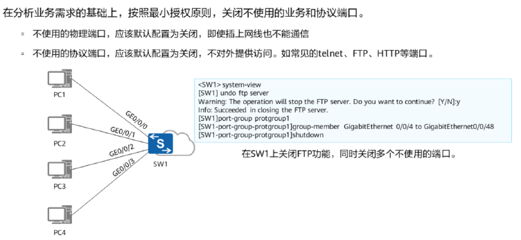 网络设备安全特性