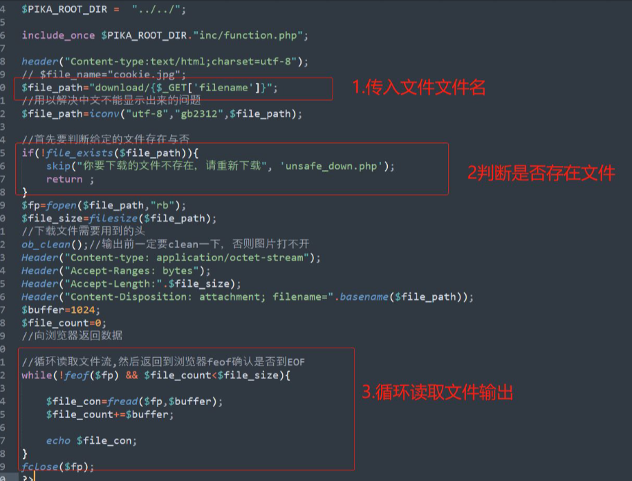 任意文件读取与下载