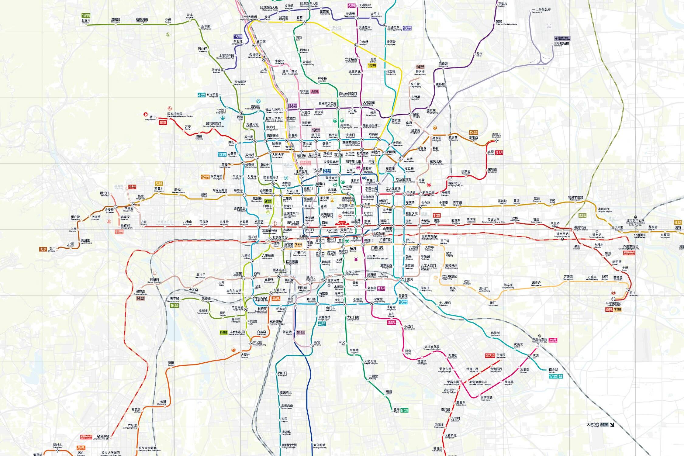 Central Go 实际走向线路图